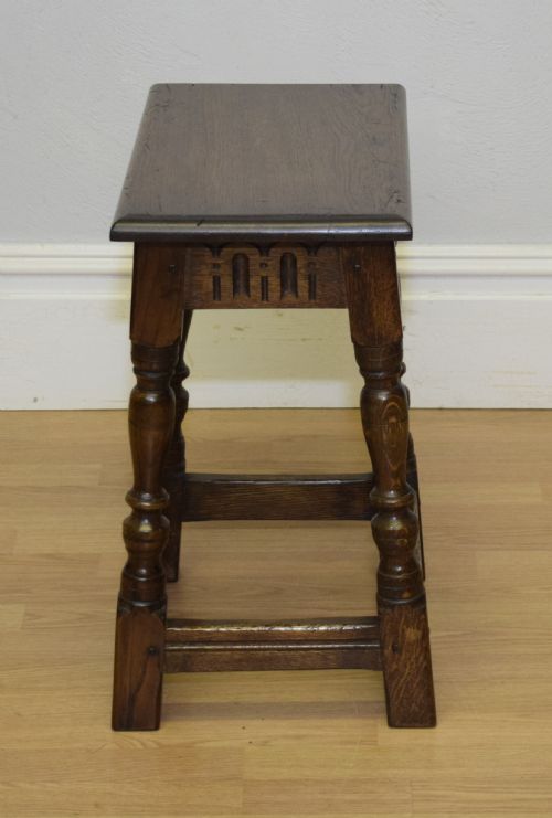 EARLY 20TH CENTURY OAK JOINT STOOL - ADDITIONAL PHOTO 9