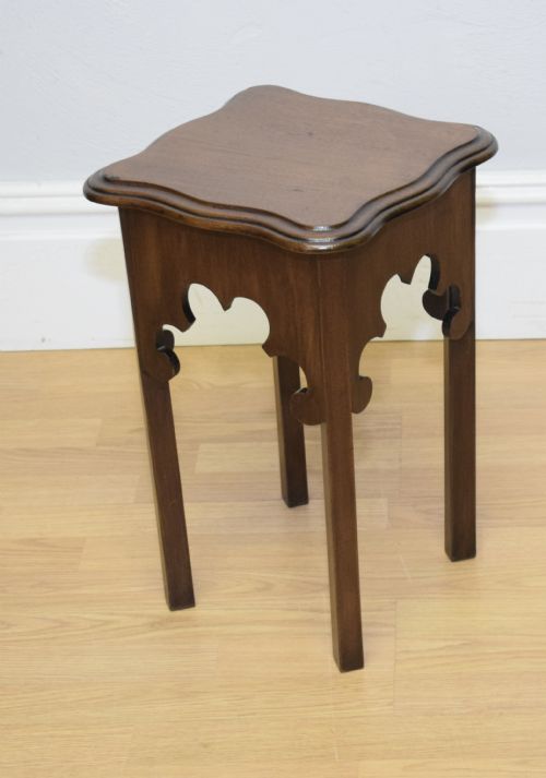 ANTIQUE SIDE TABLE OR JARDINIERE STAND - ADDITIONAL PHOTO 1