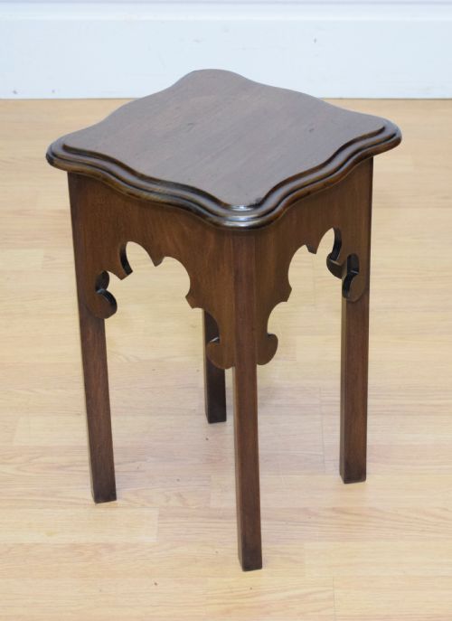 ANTIQUE SIDE TABLE OR JARDINIERE STAND - ADDITIONAL PHOTO 6