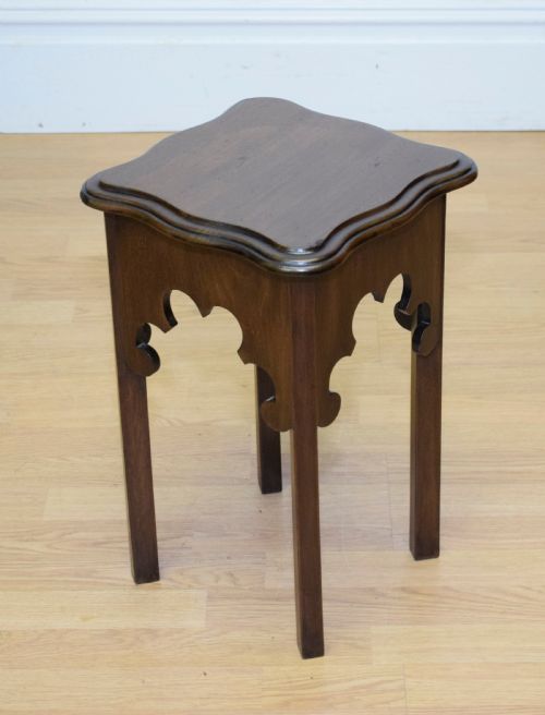 ANTIQUE SIDE TABLE OR JARDINIERE STAND - ADDITIONAL PHOTO 7