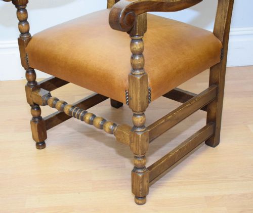 EARLY 20TH CENTURY LIBRARYDESK CHAIR - ADDITIONAL PHOTO 9