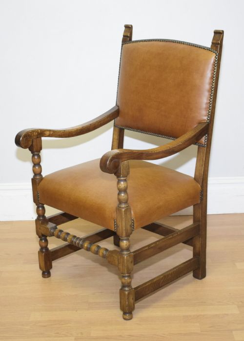 EARLY 20TH CENTURY LIBRARYDESK CHAIR - ADDITIONAL PHOTO 10