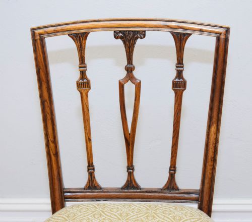 ANTIQUE GEORGIAN SIDE CHAIR - ADDITIONAL PHOTO 4