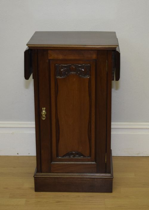 ANTIQUE VICTORIAN BEDSIDE CUPBOARD - ADDITIONAL PHOTO 5