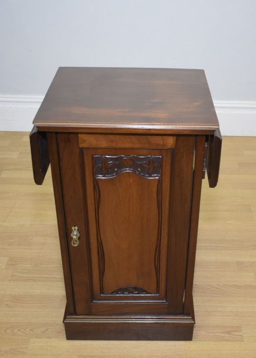 ANTIQUE VICTORIAN BEDSIDE CUPBOARD - ADDITIONAL PHOTO 9