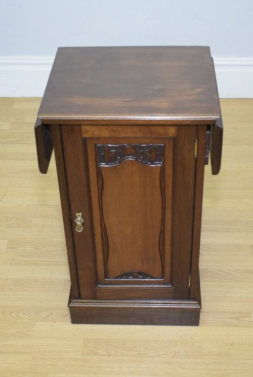 ANTIQUE VICTORIAN BEDSIDE CUPBOARD - ADDITIONAL PHOTO 14