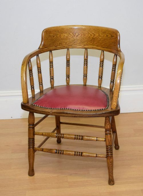 ANTIQUE DESK CHAIR - ADDITIONAL PHOTO 1
