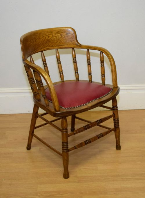 ANTIQUE DESK CHAIR - ADDITIONAL PHOTO 3