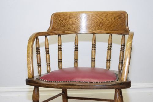ANTIQUE DESK CHAIR - ADDITIONAL PHOTO 8