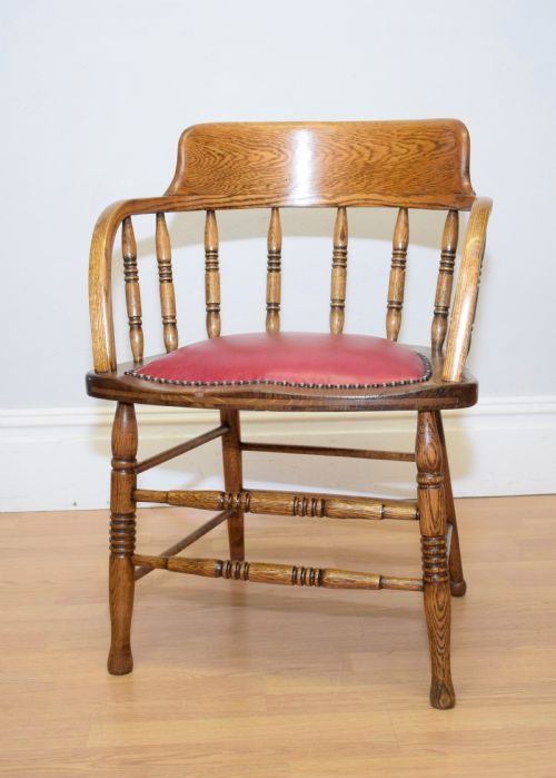 ANTIQUE DESK CHAIR - ADDITIONAL PHOTO 9