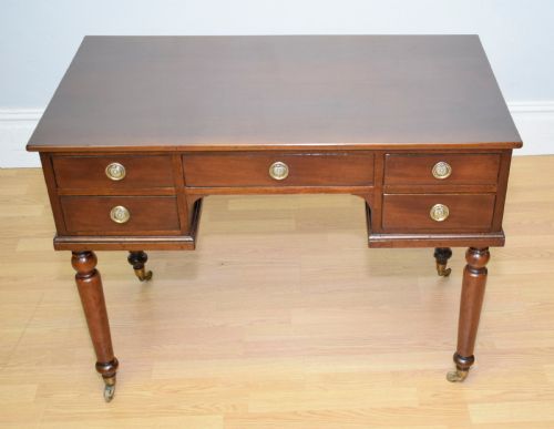 ANTIQUE EDWARDIAN DESK - ADDITIONAL PHOTO 2