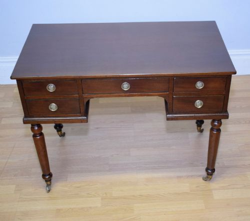 ANTIQUE EDWARDIAN DESK - ADDITIONAL PHOTO 3