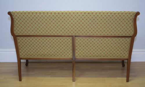 ANTIQUE FRENCH WALNUT UPHOLSTERED COUCHSOFA CIRCA 1880'S - ADDITIONAL PHOTO 25