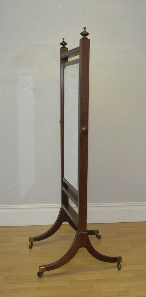 EARLY 20TH CENTURY CHEVAL MIRROR - ADDITIONAL PHOTO 4