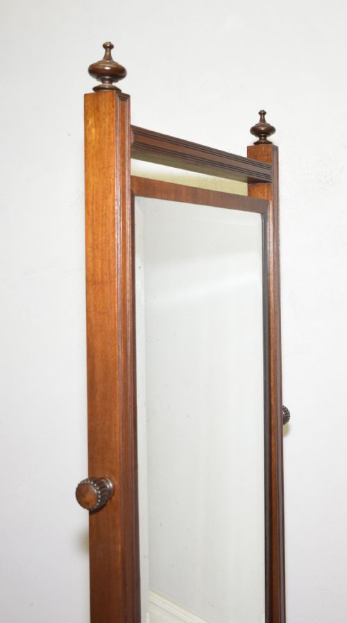 EARLY 20TH CENTURY CHEVAL MIRROR - ADDITIONAL PHOTO 13