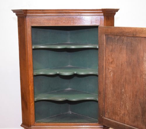 ANTIQUE GEORGIAN CORNER CUPBOARD - ADDITIONAL PHOTO 6