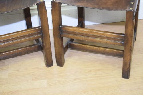 EARLY 20TH CENTURY SET OF 8 OAK DINING CHAIRS - ADDITIONAL PHOTO 8
