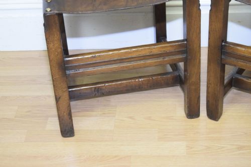 EARLY 20TH CENTURY SET OF 8 OAK DINING CHAIRS - ADDITIONAL PHOTO 9