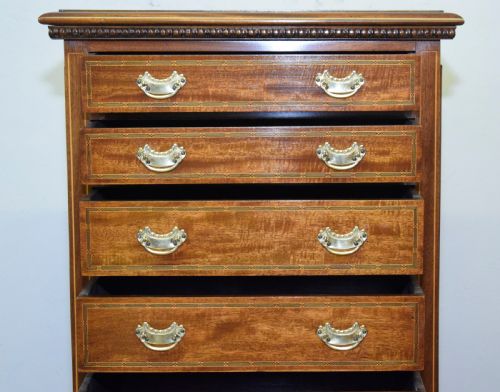 ANTIQUE EDWARDIAN INLAID CABINET - ADDITIONAL PHOTO 12