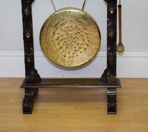 ANTIQUE VICTORIAN GONG - ADDITIONAL PHOTO 3