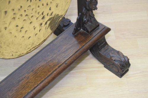 ANTIQUE VICTORIAN GONG - ADDITIONAL PHOTO 7