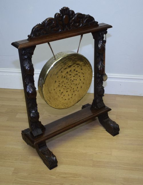 ANTIQUE VICTORIAN GONG - ADDITIONAL PHOTO 11