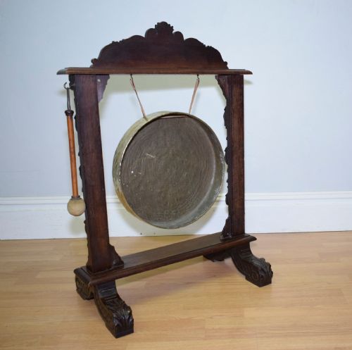 ANTIQUE VICTORIAN GONG - ADDITIONAL PHOTO 17