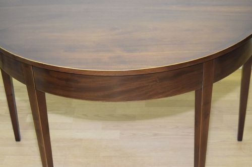 ANTIQUE DEMILUNE CONSOLE TABLE - ADDITIONAL PHOTO 3