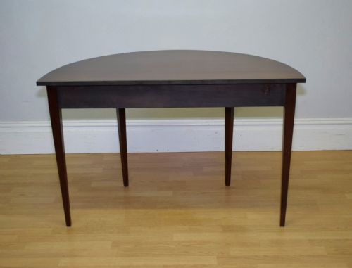 ANTIQUE DEMILUNE CONSOLE TABLE - ADDITIONAL PHOTO 9