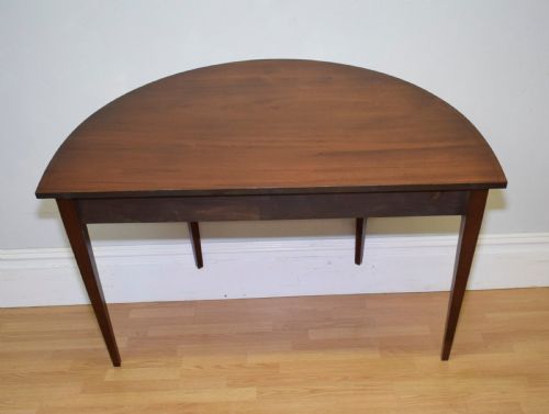 ANTIQUE DEMILUNE CONSOLE TABLE - ADDITIONAL PHOTO 10