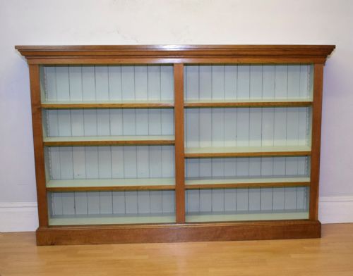ANTIQUE VICTORIAN OAK BOOKCASE - ADDITIONAL PHOTO 1