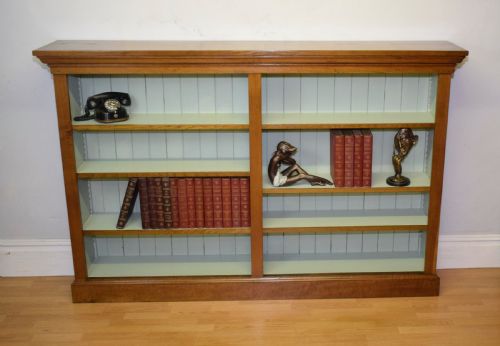 ANTIQUE VICTORIAN OAK BOOKCASE - ADDITIONAL PHOTO 7