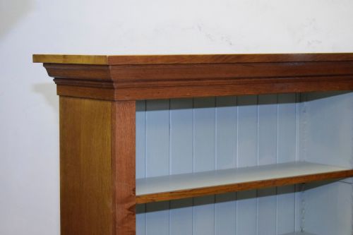 ANTIQUE VICTORIAN OAK BOOKCASE - ADDITIONAL PHOTO 9