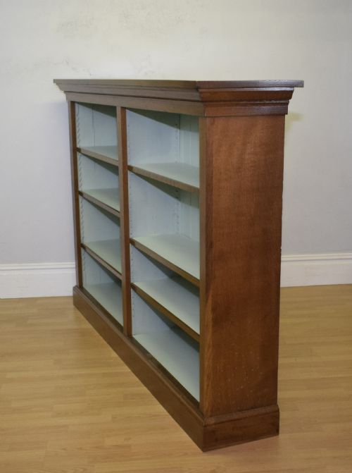 ANTIQUE VICTORIAN OAK BOOKCASE - ADDITIONAL PHOTO 11