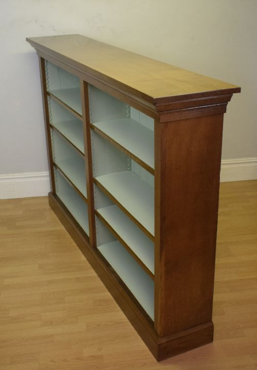 ANTIQUE VICTORIAN OAK BOOKCASE - ADDITIONAL PHOTO 15