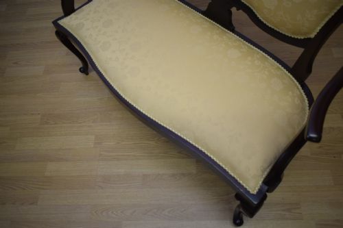 ANTIQUE VICTORIAN COUCH WINDOW SEAT - ADDITIONAL PHOTO 13