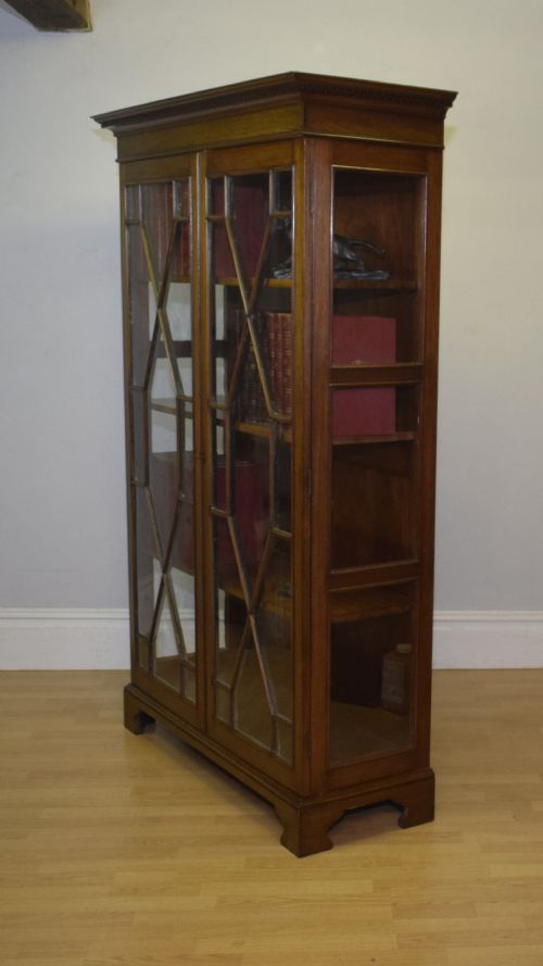 BOOKCASE EDWARDIAN MAHOGANY - ADDITIONAL PHOTO 9