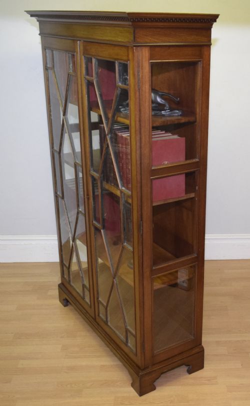 BOOKCASE EDWARDIAN MAHOGANY - ADDITIONAL PHOTO 11