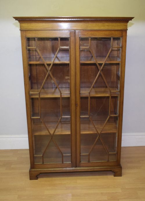 BOOKCASE EDWARDIAN MAHOGANY - ADDITIONAL PHOTO 12