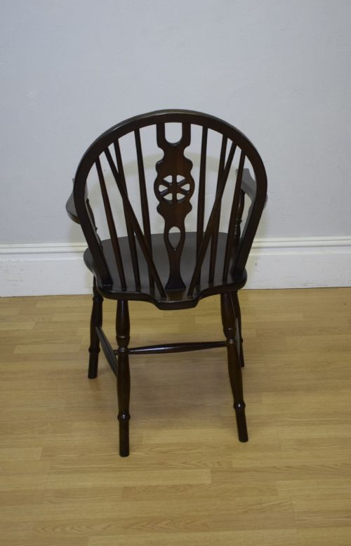 EARLY 20TH CENTURY WHEEL BACK ARMCHAIR - ADDITIONAL PHOTO 4