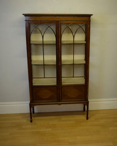 Antique Edwardian Display Cabinet