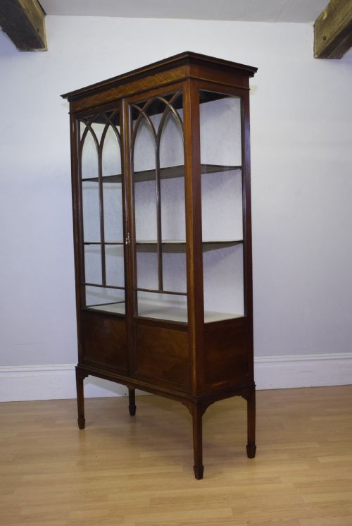 fig 4. Antique Edwardian Display Cabinet