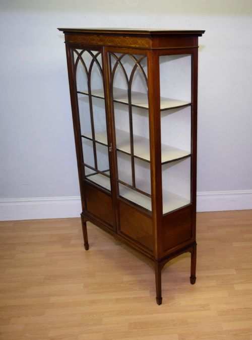 fig 6. Antique Edwardian Display Cabinet