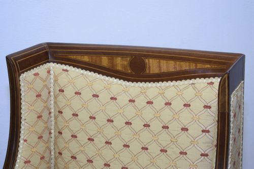 ANTIQUE EDWARDIAN ARMCHAIR EASY CHAIR - ADDITIONAL PHOTO 5