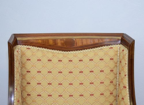 ANTIQUE EDWARDIAN ARMCHAIR EASY CHAIR - ADDITIONAL PHOTO 12