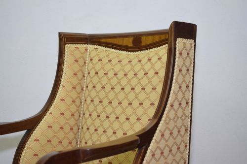 ANTIQUE EDWARDIAN ARMCHAIR EASY CHAIR - ADDITIONAL PHOTO 14