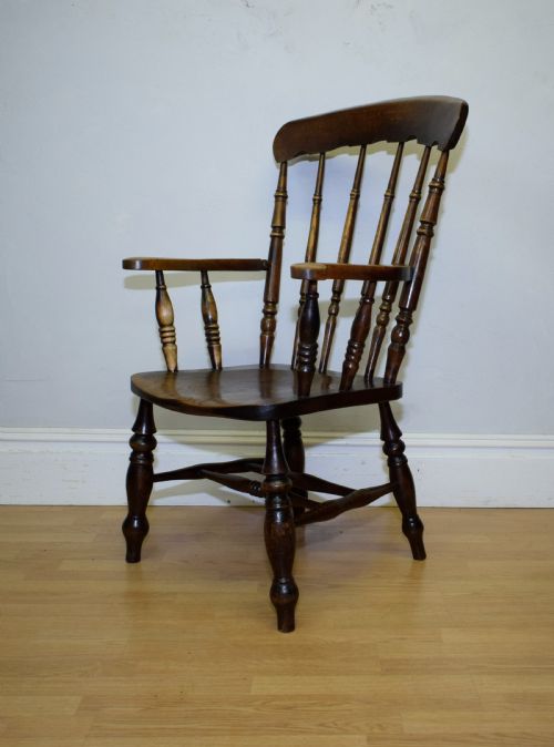 victorian windsor countrykitchen armchair - CATEGORY: ANTIQUE CHAIRS - DATED VICTORIAN