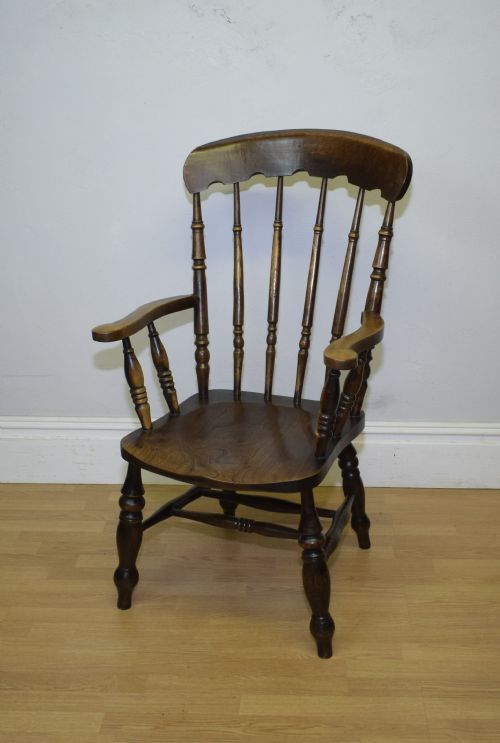 VICTORIAN WINDSOR COUNTRYKITCHEN ARMCHAIR - ADDITIONAL PHOTO 1