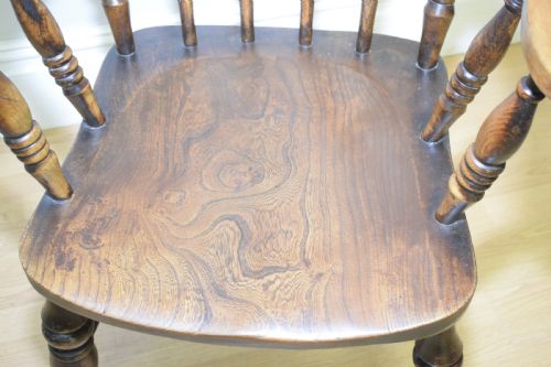 VICTORIAN WINDSOR COUNTRYKITCHEN ARMCHAIR - ADDITIONAL PHOTO 8