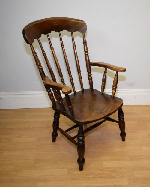 VICTORIAN WINDSOR COUNTRYKITCHEN ARMCHAIR - ADDITIONAL PHOTO 10